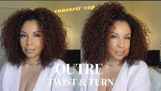 OUTRE TWISTampTURN  CONVERTICAP WIG  NATURAL TWIST OUT amazon [upl. by Nwahsid]