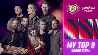 Melodi Grand Prix 2024 🇳🇴  My Top 9 Grand Final  Eurovision Norway [upl. by Kemme]