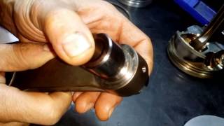 M157 engine rebuild part 10 pistons amp con rods [upl. by Lek]