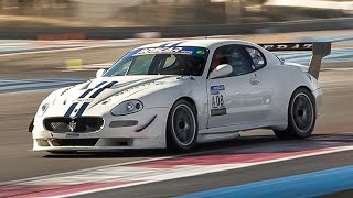 Maserati Gransport Trofeo Light GT3 in Action on Track [upl. by Raphaela231]