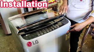 Lg Fully Automatic 7Kg Top Load Washing Machine T70SJSF3Z  Installation Demo How To Use Etc LG [upl. by Izzy132]