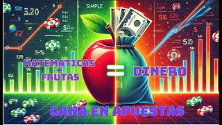 Cómo Ganar Apuestas Deportivas Usando Matemáticas y Frutas 🍎 ¡Descubre el Secreto [upl. by Eednahs522]