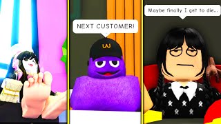 BIRTH To DEATH COMPILATION In ROBLOX UWUCUTESINGLE GRIMACE KAREN amp MORE [upl. by Villiers]