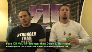 Face Off Vol 15 Stronger Than Death amp Hurricanes Matt Hardy amp Shane Helms Preview [upl. by Kerrin975]