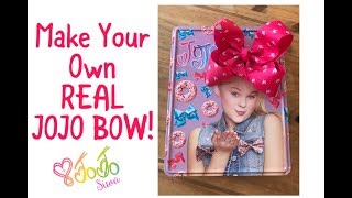 Make Your Own REAL JoJo Bow Tutorial here [upl. by Llednol]