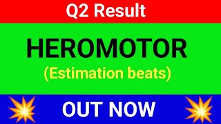 Hero Motocorp Q2 results 2025  Hero Motor share results today  hero Motocorp share latest news [upl. by Anilem]