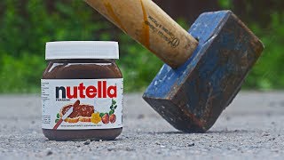 EXPERIMENT Hammer VS Nutella [upl. by Yann31]