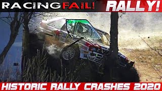 Historic Legend Rally Cars Crash Compilation 2020 [upl. by Prissy544]