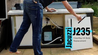 How to Change the Jacuzzi J235 ClearRay UV Bulb  Easy StepbyStep Guide [upl. by Garlinda]