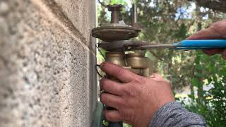 🔧🛠🔧How to Replace a Brass sprinkler Valve💦 [upl. by Rosaline]