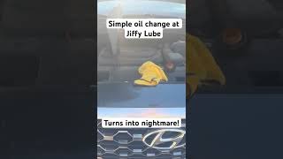 So Jiffy Lube screwed up my car so bad 4000 repair minimum [upl. by Frans]