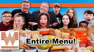 Everything on the Whataburger menu How much does it cost [upl. by Ortrud350]