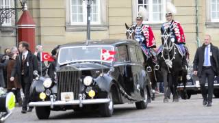 Tyrkisk Statsbesøg Ankomst på Amalienborg [upl. by Marsh]