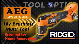 I would never renovate without a multi tool  AEGRidgid 18V Brushless Multi Tool [upl. by Ailuj]