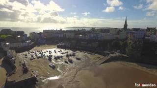 Tenby Wales By Drone [upl. by Enyalahs]