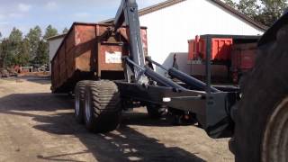 miniBOOSTER Hydraulics  Hook lift trailer  Mobile application [upl. by Ocana]