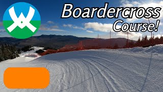 Waterville Valley  High Country Boardercross Course January 5th 2024 [upl. by Bury]