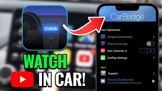 CarBridge on iOS Apple CarPlay Tutorial  How to Watch YouTube in Car with CarBridge iOS 18 [upl. by Amitak]