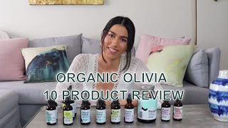 Review of Organic Olivia Herbs  10 products  Vegan Herbs for Acne Hair Growth Hormones amp more [upl. by Maril118]