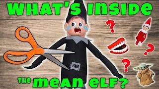 Whats Inside The Mean Elf On The Shelf Cutting Open Evl [upl. by Griz]