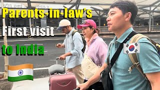 🇰🇷🇮🇳Korean Indian Couples First Ever India Vlog [upl. by Ecirtemed]