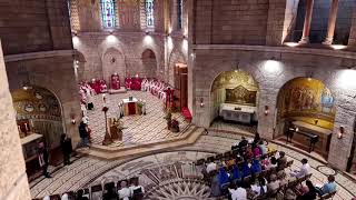 Mass for the Solemnity of Pentecost at the Basilica of Dormition Abbey in Jerusalem [upl. by Alvin325]