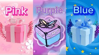 Choose your gift😍💝3gift box challenge😍🤮😃2 good and 1 bad pickonekickone wouldyourather [upl. by Travers]