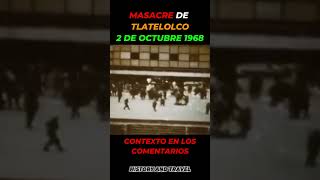 Tlatelolco 1968 El día que México jamás olvidará 🇲🇽 history mexico shorts short 1968 [upl. by Sihun]