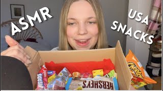 ASMR trying American candy [upl. by Geordie]