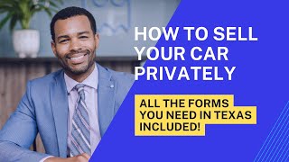 Where to sign your Texas Car title as the seller doing a private party sale [upl. by Amsirahc720]