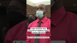 Judge sentences man accused of stabbing South Carolina college student 120 times pt 1 [upl. by Docile]