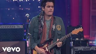 John Mayer  Slow Dancing In A Burning Room Live on Letterman [upl. by Issac595]