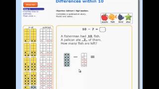 Ten Frame Subtraction for Problem Solving [upl. by Pul]