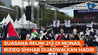 Suasana Reuni 212 di Kawasan Monas Rizieq Shihab Akan Hadir [upl. by Florentia61]