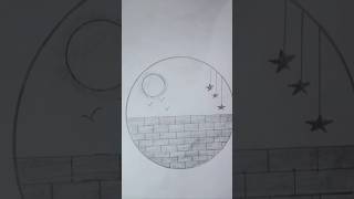 Easy Circle Drawing shorts drawing [upl. by Petrie959]