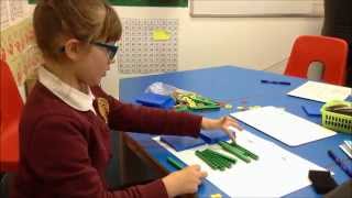 Adding two 3digit numbers using Dienes apparatus [upl. by Aicilihp]