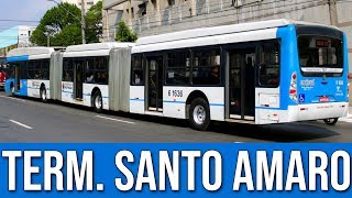 Terminais de Ônibus 26  Santo Amaro  4K 60 FPS [upl. by Aicener]