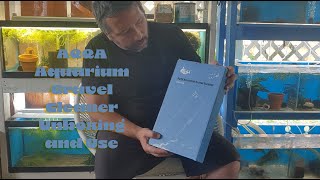 AQQA Aquarium Gravel Cleaner Unboxing and Use [upl. by Sirron]