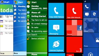 Evolution of Windows Phone OS 2000  2017 [upl. by Akimat]