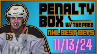 NHL Predictions and Best Bets  NHL Picks for November 13 2024  The Penalty Box [upl. by Oidivo227]