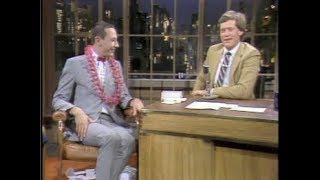 Peewee Herman Complete Collection on Letterman 198285 Recut [upl. by Maharg402]