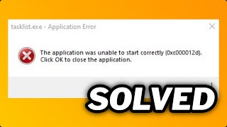 FIXED tasklistexe Application Error In windows 1011 [upl. by Sherris]