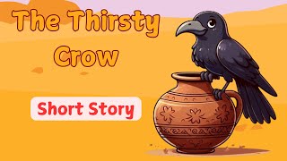 The Thirsty Crow  English Story  Moral Story [upl. by Ahsikram]