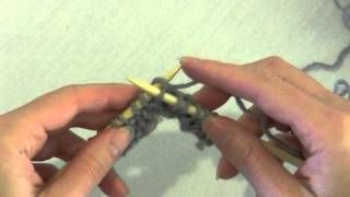 Knitting How to Rib English Style [upl. by Ttej]