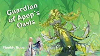 Guardian of Apeps Oasis  Domain Trounce Weekly Boss Genshin Impact nahida [upl. by Brnaby]