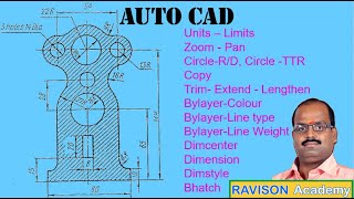 AutoCAD Exercise 05 [upl. by Faline533]