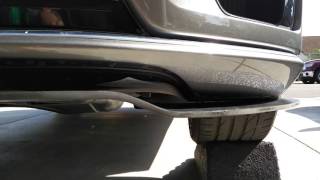 Diy homemade front abs splitter lip vw mk7 golf R [upl. by Peter]