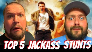 The Best Stunts From The Jackass Movies [upl. by Arze705]