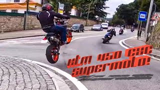 Best SuperMoto in the world KTM EXC 450 SM mfpmatias [upl. by Orwin796]