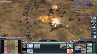 USA Laser  Command amp Conquer Generals Zero Hour  1 vs 7 HARD Gameplay [upl. by Lemire387]